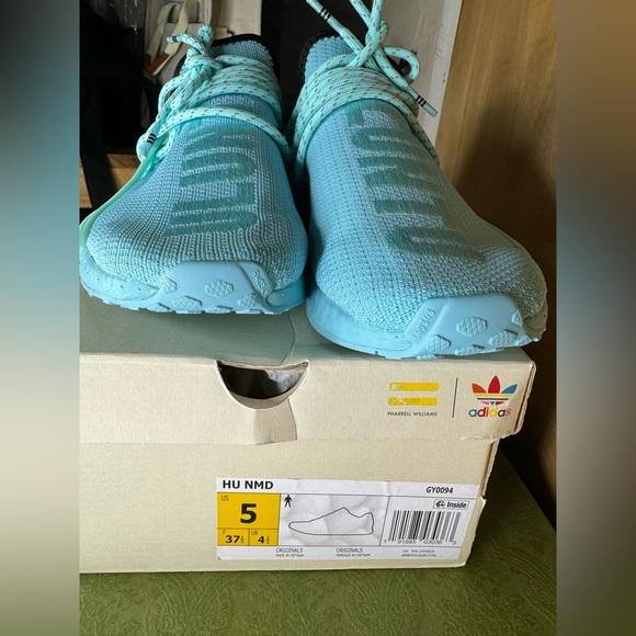Adidas Pharrell HU NMD Sneakers US Men Size 5 - Picture 3 of 9